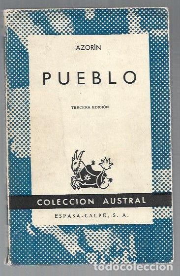 Libros: PUEBLO - AZORIN (JOSE MARTINEZ RUIZ) - Foto 1