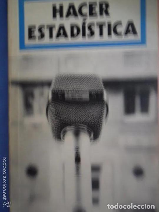 Libros: Hacer estad&iacute;stica, VVAA, ed. Alhambra, 1987 - VVAA - Foto 1