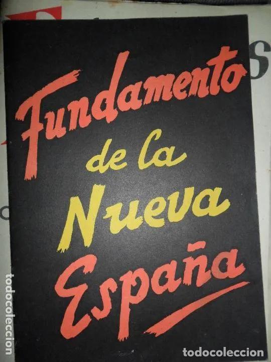 Libros: Fundamento de la nueva Espa&ntilde;a, ed. Falange - Foto 5