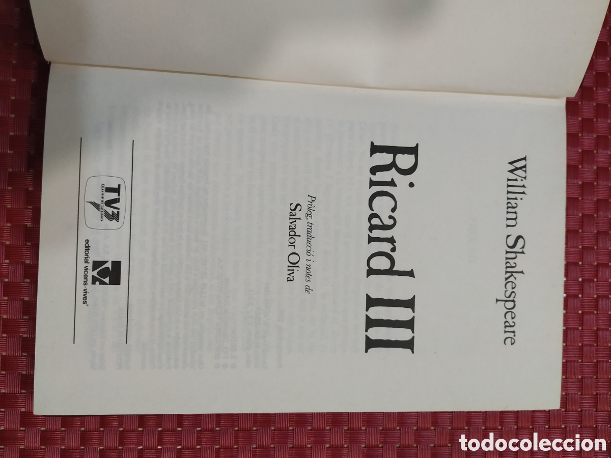 Libros: Ricard III. William Shakespeare - Foto 2