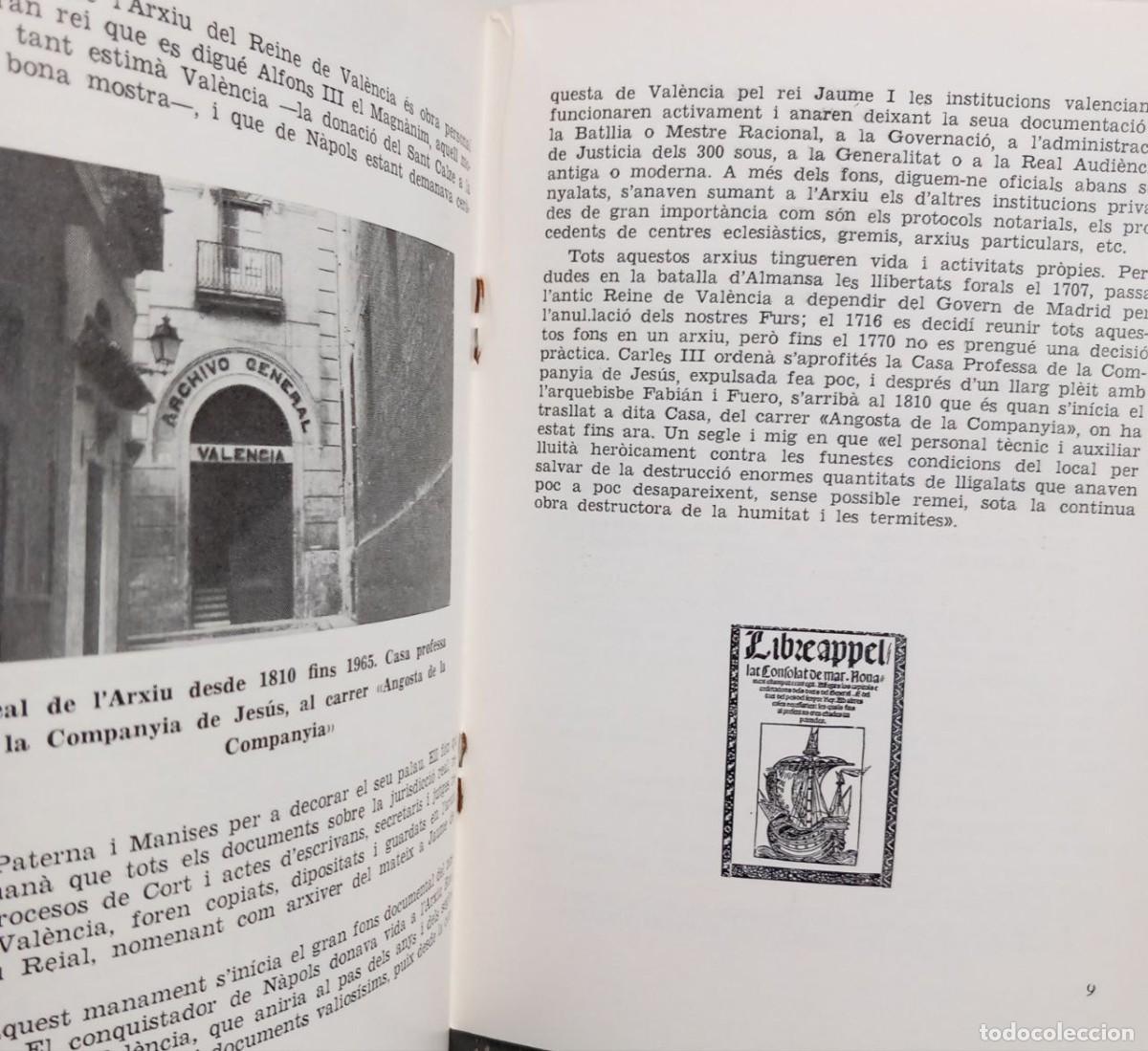 Libros: L Arxiu del Reine de Val&egrave;ncia. - SOLER GODES, Enric: - Foto 5