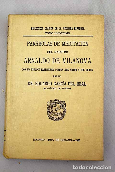 Libros: Par&aacute;bolas de meditaci&oacute;n, tomo I.- De Vilanova, Arnaldo - Foto 1