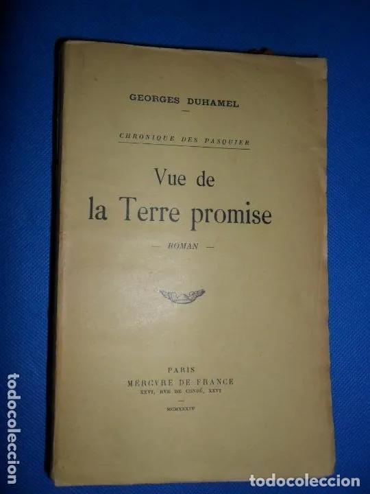Libros: Vue de la Terre promise - Georges Duhamel - Foto 1