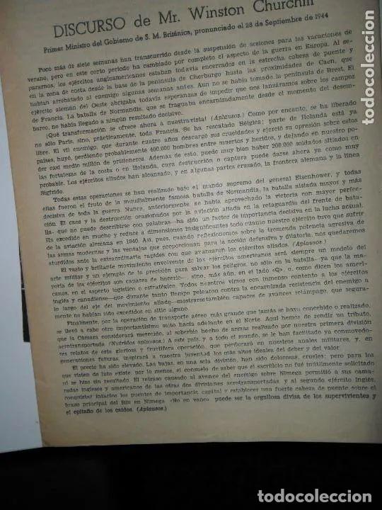 Libros: Discurso Churchill, 28 de septiembre 1944