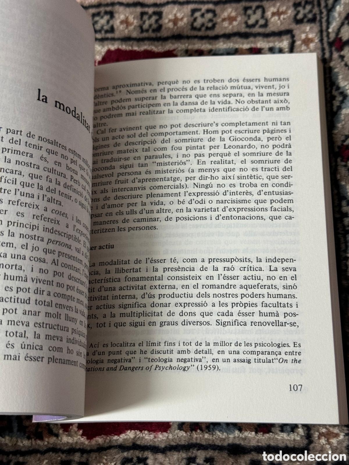 Libros: Erich Fromm Tenir &oacute; &Eacute;sser? Editorial Claret - Foto 5