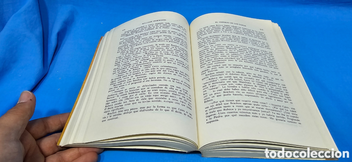 Libros: EL IMPERIO DE LOS TOPOS. WILLIAM HORWOOD . 1981 . DUNCTON WOOD - Foto 5