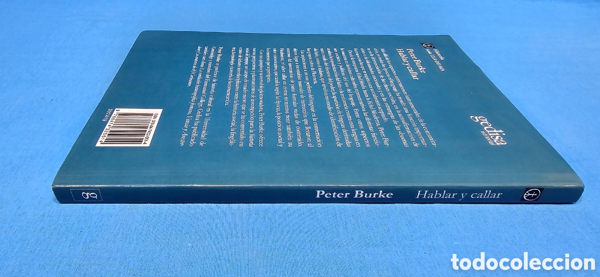 Libros: HABLAR Y CALLAR . PETER BURKE . GEDISA 2001 - Foto 4