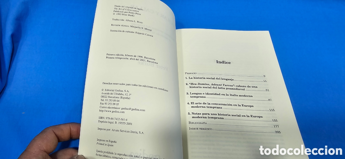 Libros: HABLAR Y CALLAR . PETER BURKE . GEDISA 2001 - Foto 5