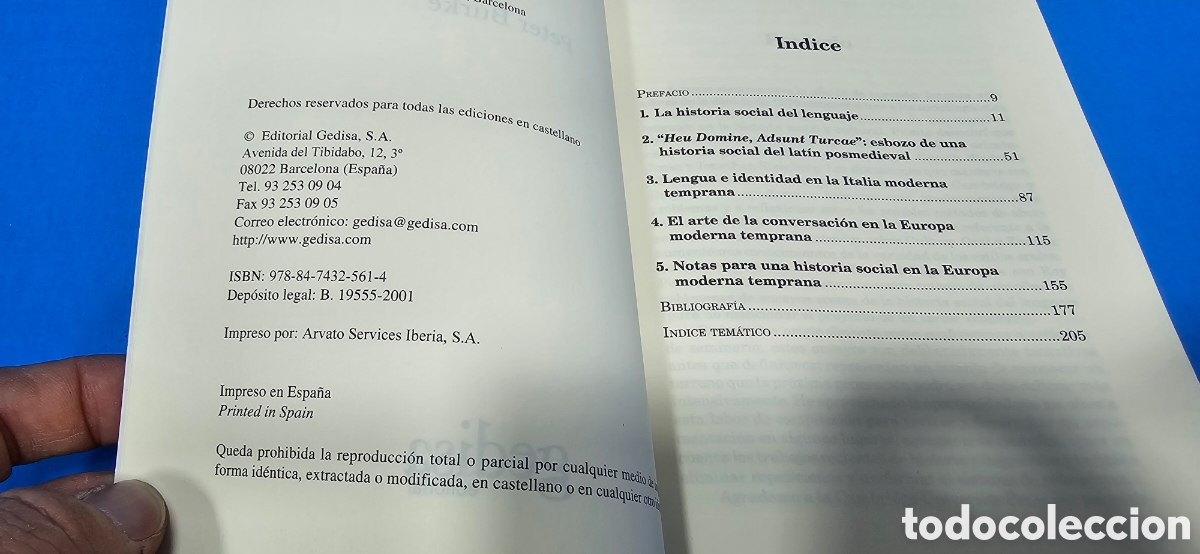 Libros: HABLAR Y CALLAR . PETER BURKE . GEDISA 2001 - Foto 2