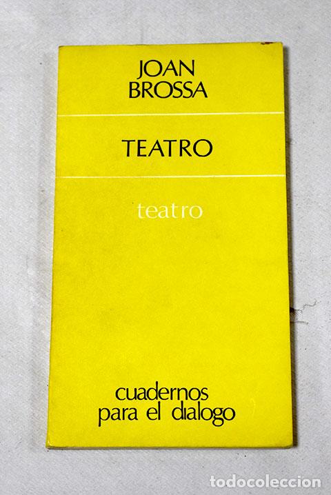 Libros: Teatro: Brossa, Joan.- Brossa, Joan - Foto 1
