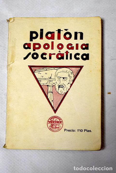 Libros: Apolog&iacute;a socr&aacute;tica: Plat&oacute;n.- Plat&oacute;n - Foto 1