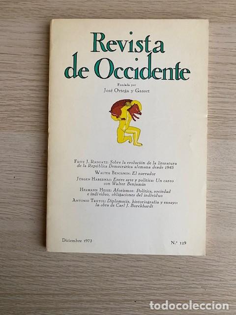 Libros: REVISTA DE OCCIDENTE N&ordm; 129 - Foto 1