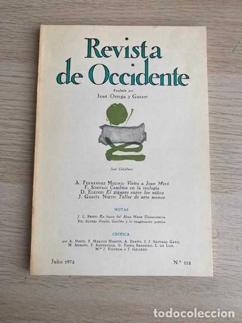 Libros: REVISTA DE OCCIDENTE N&ordm; 112 - Foto 1