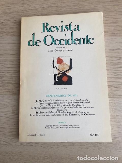 Libros: REVISTA DE OCCIDENTE N&ordm; 117 - Foto 1