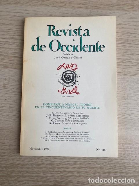 Libros: REVISTA DE OCCIDENTE N&ordm; 116 - Foto 1