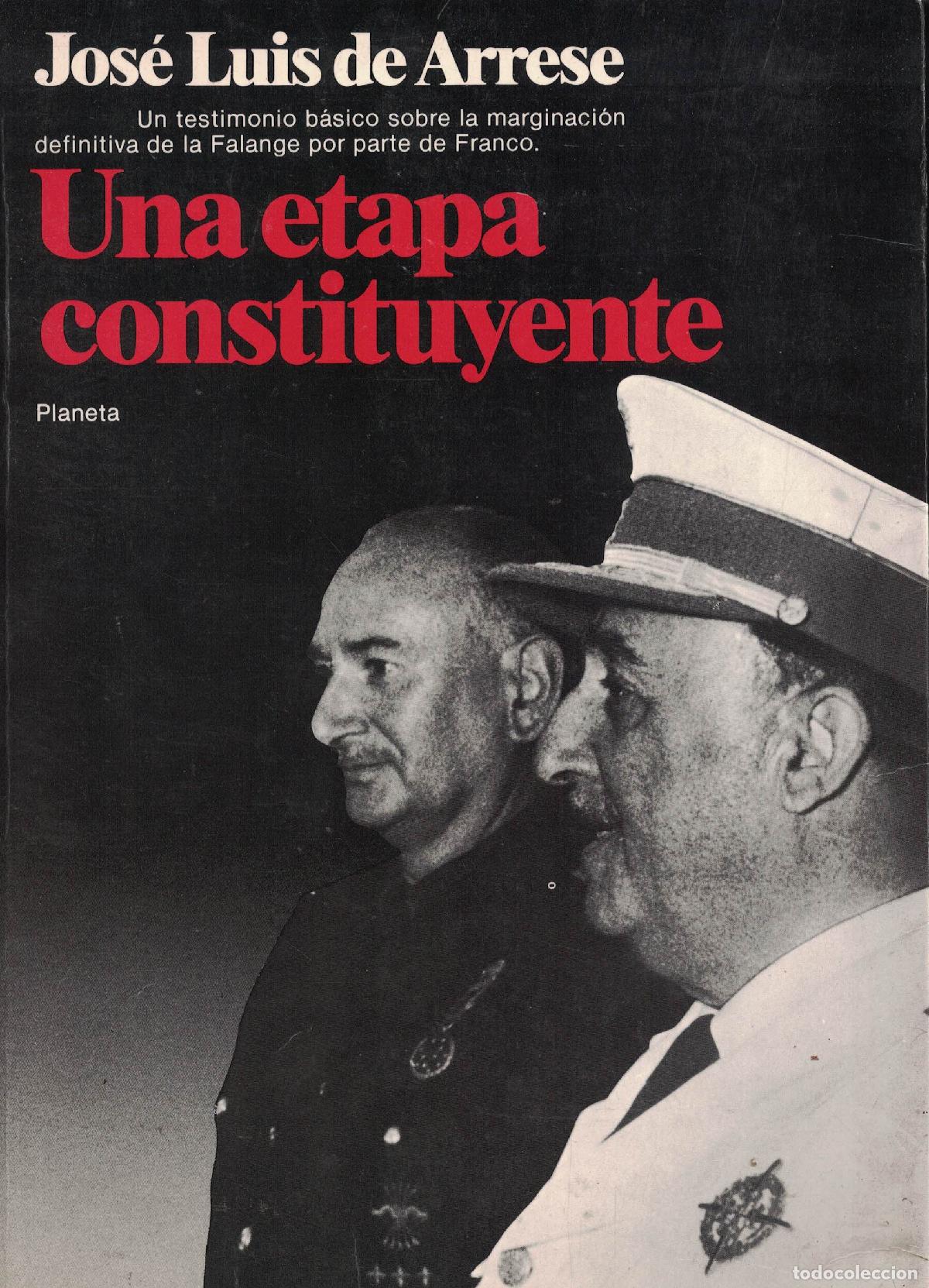 books: Una etapa constituyente - Jos&eacute; Luis de Arrese