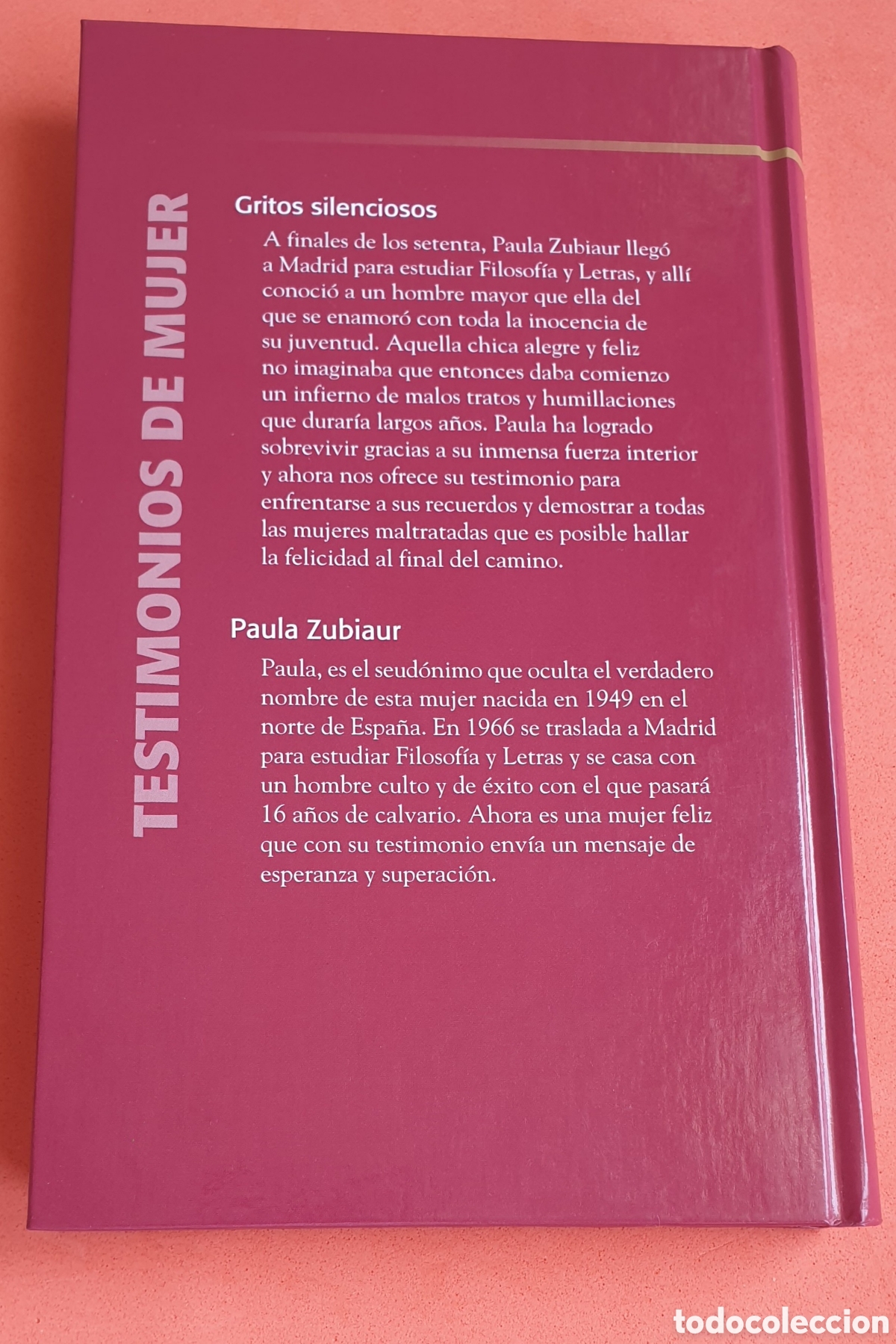 Libros: Gritos silenciosos. Paula Zubiaur. RBA. - Foto 2