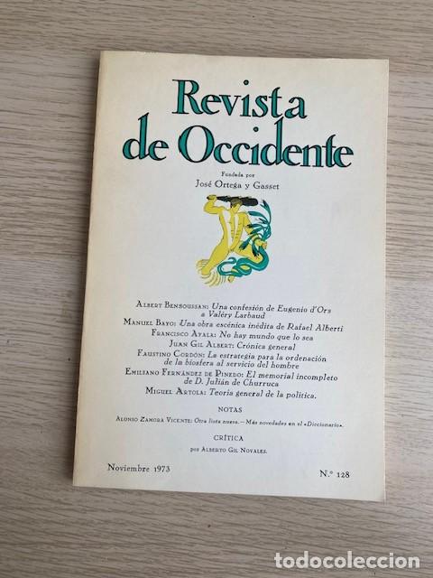 Libros: REVISTA DE OCCIDENTE N&ordm; 128 - Foto 1