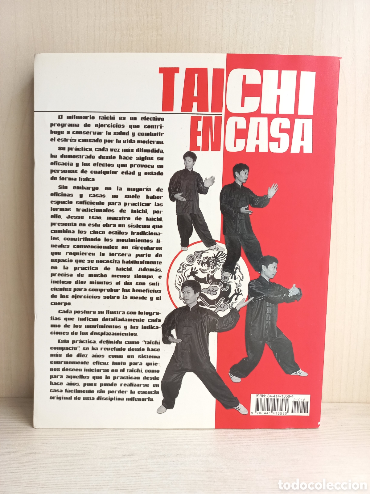 Libros: Taichi en casa. Jesse Tsao. Edaf, 2003. Ilustrado. - Foto 3