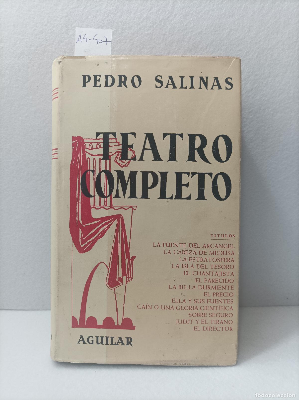 Libros: SALINAS, Pedro: - Teatro completo. - Foto 1