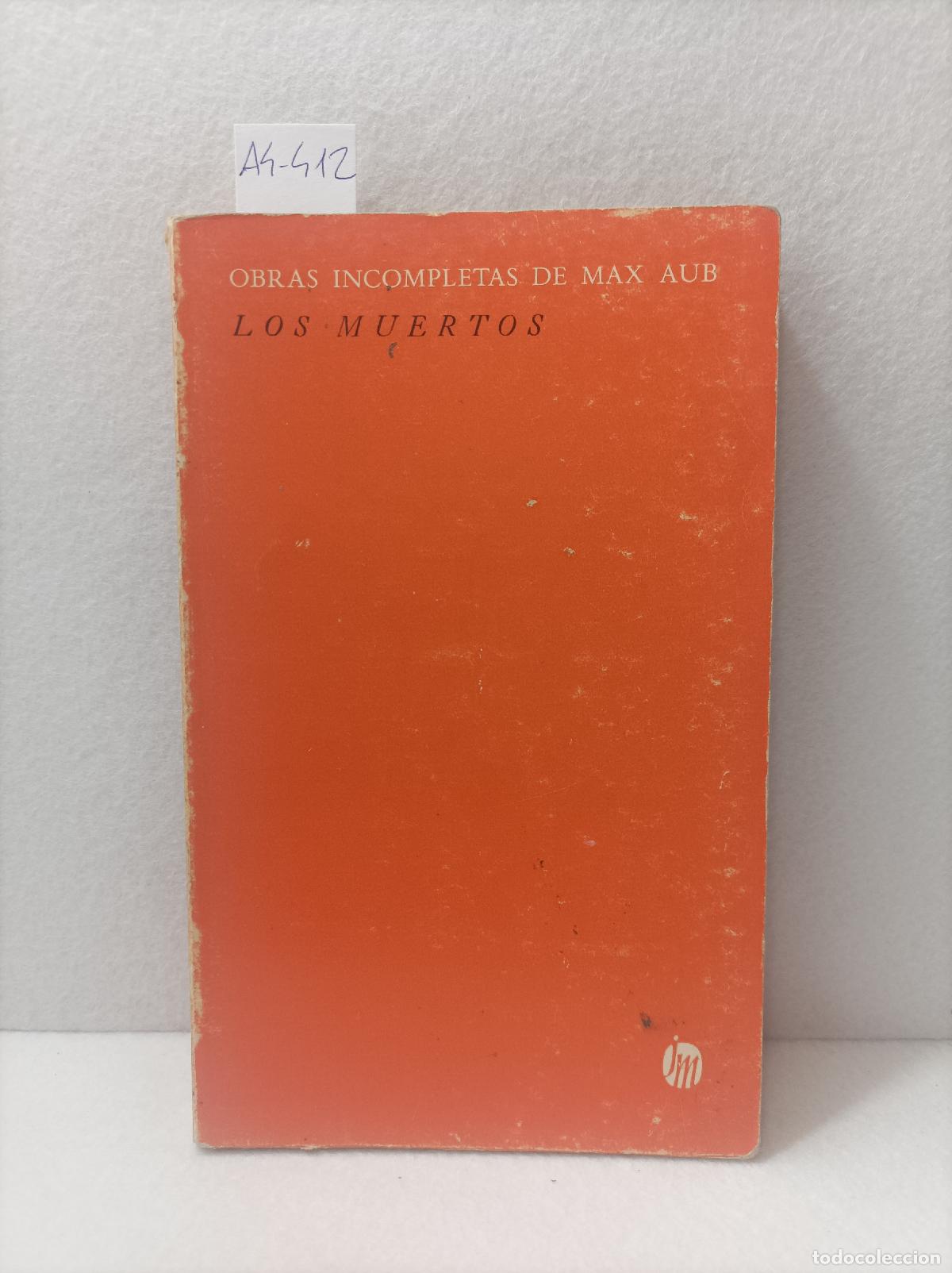 Libros: AUB, Max: - Los muertos. - Foto 1
