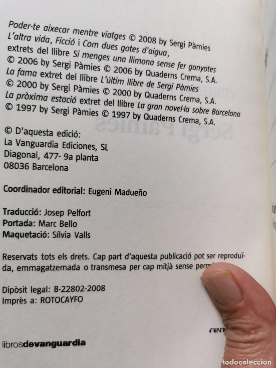 Libros: CUENTOS EN EL TREN. PODERTE LEVANTAR MIENTRAS VIAJAS. TEXTO CASTELLANO Y CATALAN, SERGI PAMIES - Foto 3