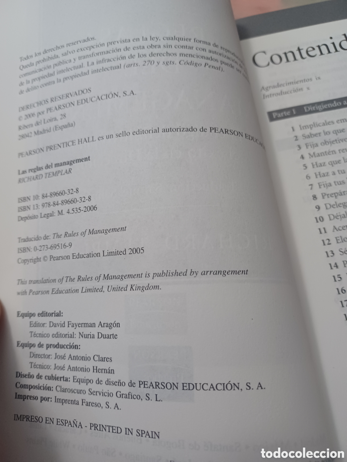 Libros: Barybook C83. La reglas del management Richard templar Pearson - Foto 5