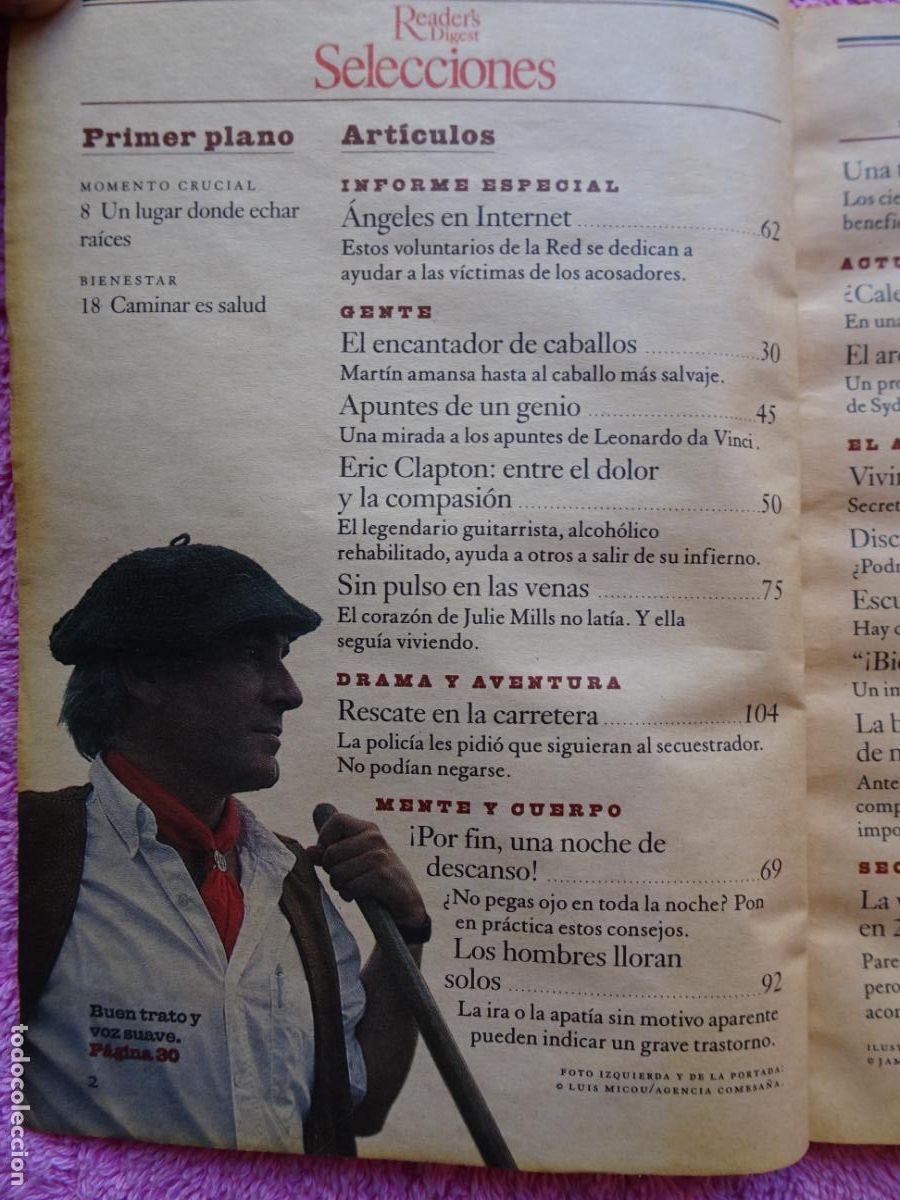 Libros: eric clapton dolor y compasi&oacute;n selecciones junio 2000 readers digest - Foto 17