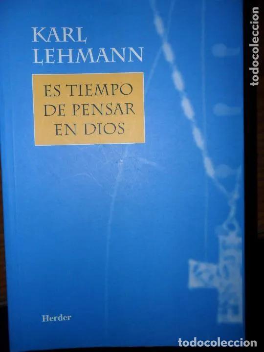 Libros: Es tiempo de pensar en Dios - Karl Lehmann - Foto 6