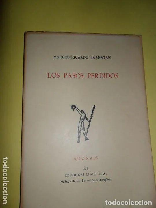 Libros: Los pasos perdidos - Marcos Ricardo Barnat&aacute;n - Foto 1