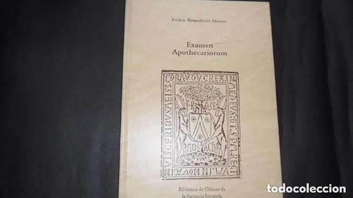Libros: Examen apothecariorum - Pedro Benedicto Mateo - Foto 3