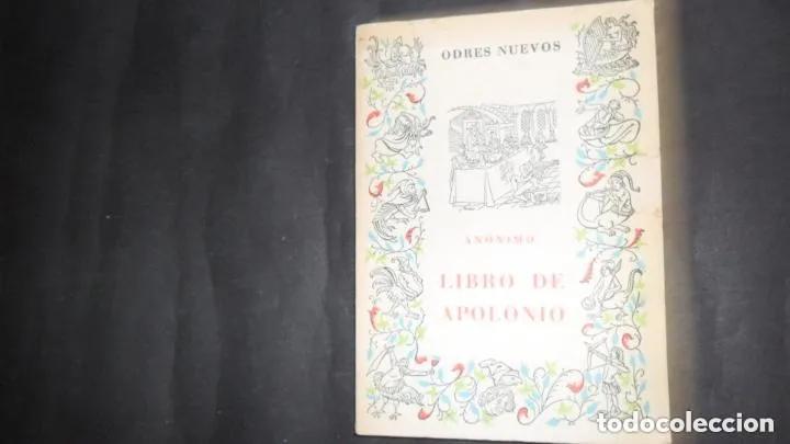 Libros: Libro de Apolonio - An&oacute;nimo - Foto 1