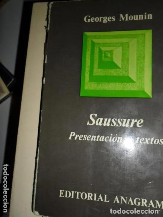 Libros: Saussure, Presentaci&oacute;n y textos - Georges Mounin - Foto 1