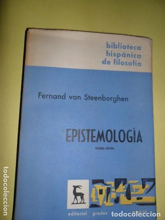 Libros: Epistemolog&iacute;a - Fernand van Steeberghen - Foto 1