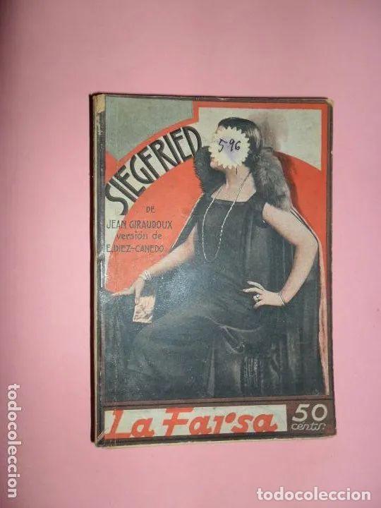Libros: Siegfried - Jean Giraudoux - Foto 1