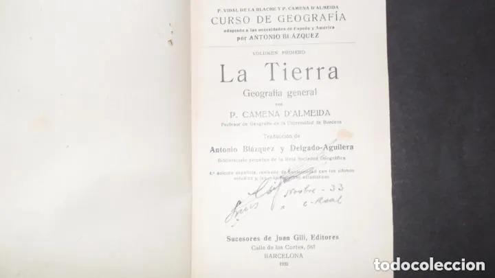 Libros: La Tierra, Geograf&iacute;a general - Camena D&acute;Almeida - Foto 3