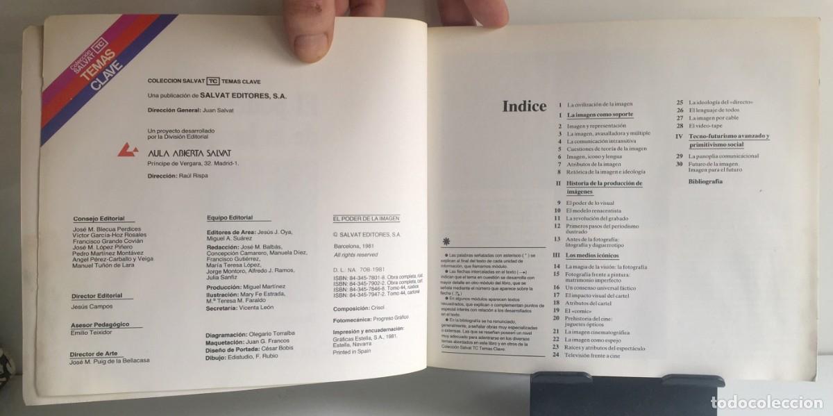 Libros: EL PODER DE LA IMAGEN - Salvat Temas Clave 44 - Foto 2
