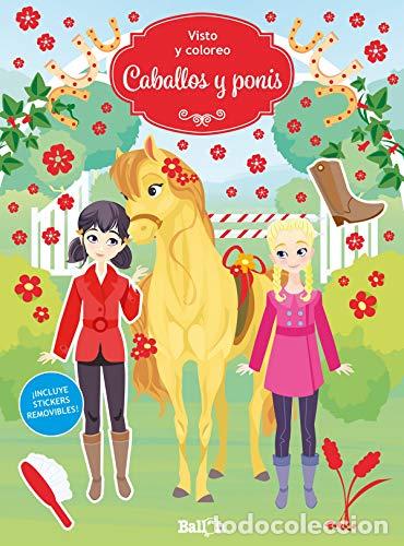 Libros: CABALLOS Y PONIS. &iexcl;INCLUYE STICKERS REMOVIBLES! - Foto 1