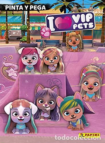 Libros: I LOVE VIP PETS. PINTA Y PEGA. - Foto 1