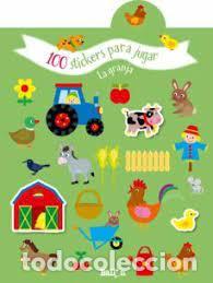 Libros: 100 STICKERS PARA JUGAR - LA GRANJA. - Foto 1