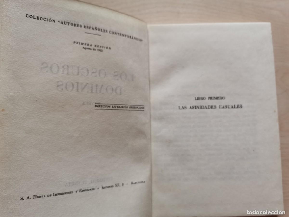 Libros: LOS OSCUROS DOMINIOS CESAR GONZALEZ RUANO - Foto 3