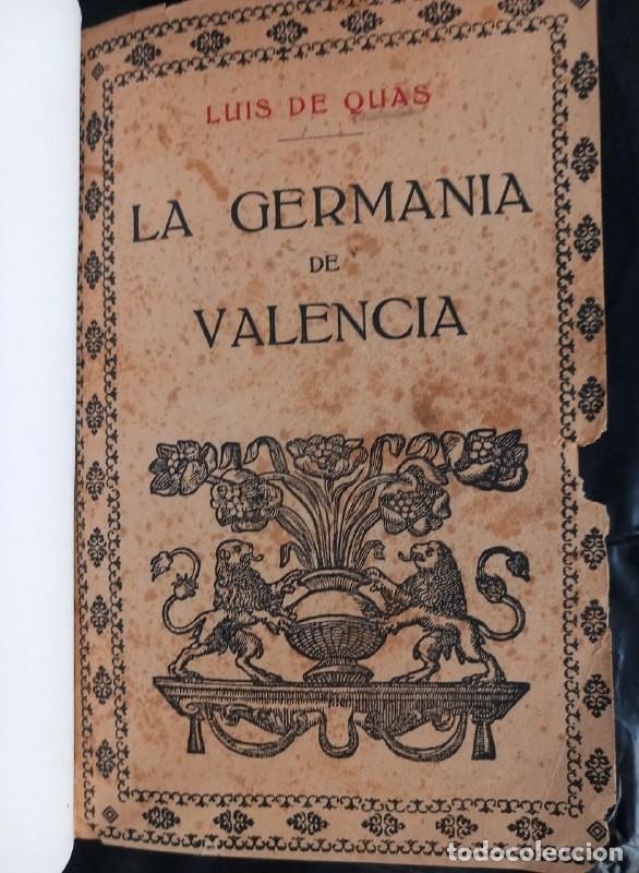 Libros: La German&iacute;a de Valencia. - DE QUAS, Luis: - Foto 4