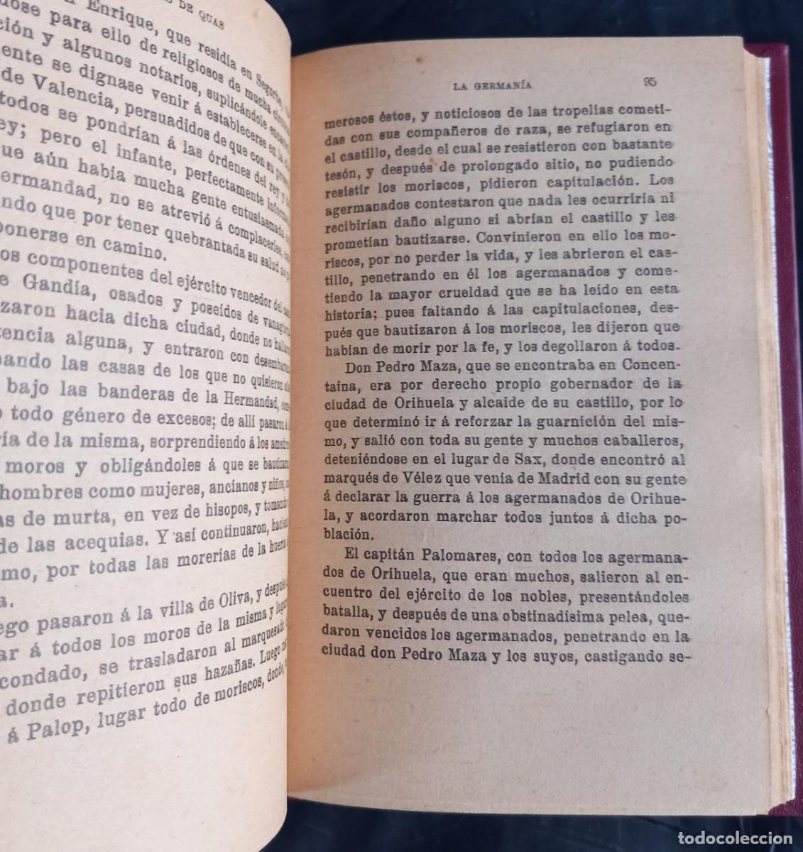 Libros: La German&iacute;a de Valencia. - DE QUAS, Luis: - Foto 10