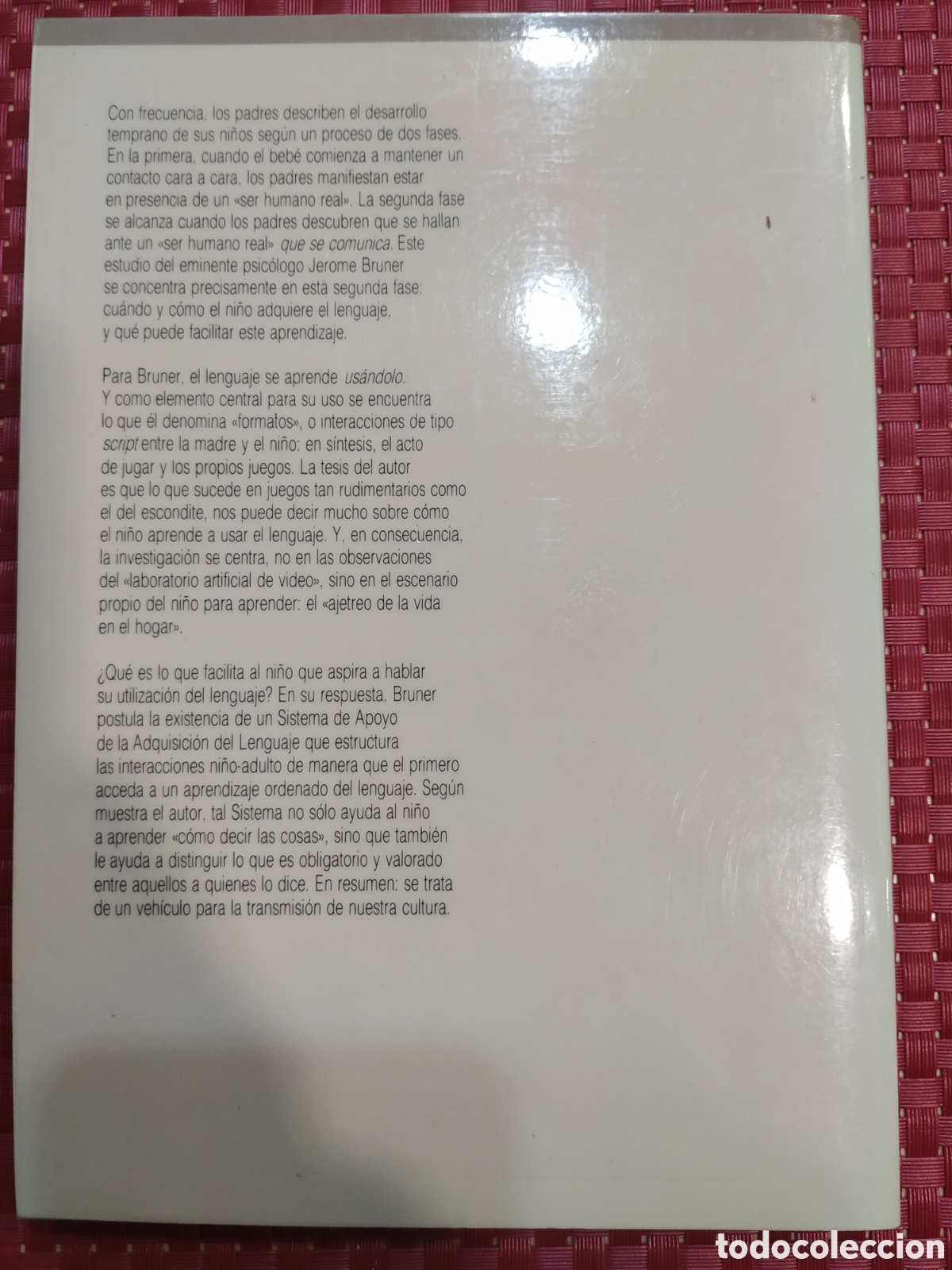 Libros: El habla del ni&ntilde;o. Jerome Bruner - Foto 4