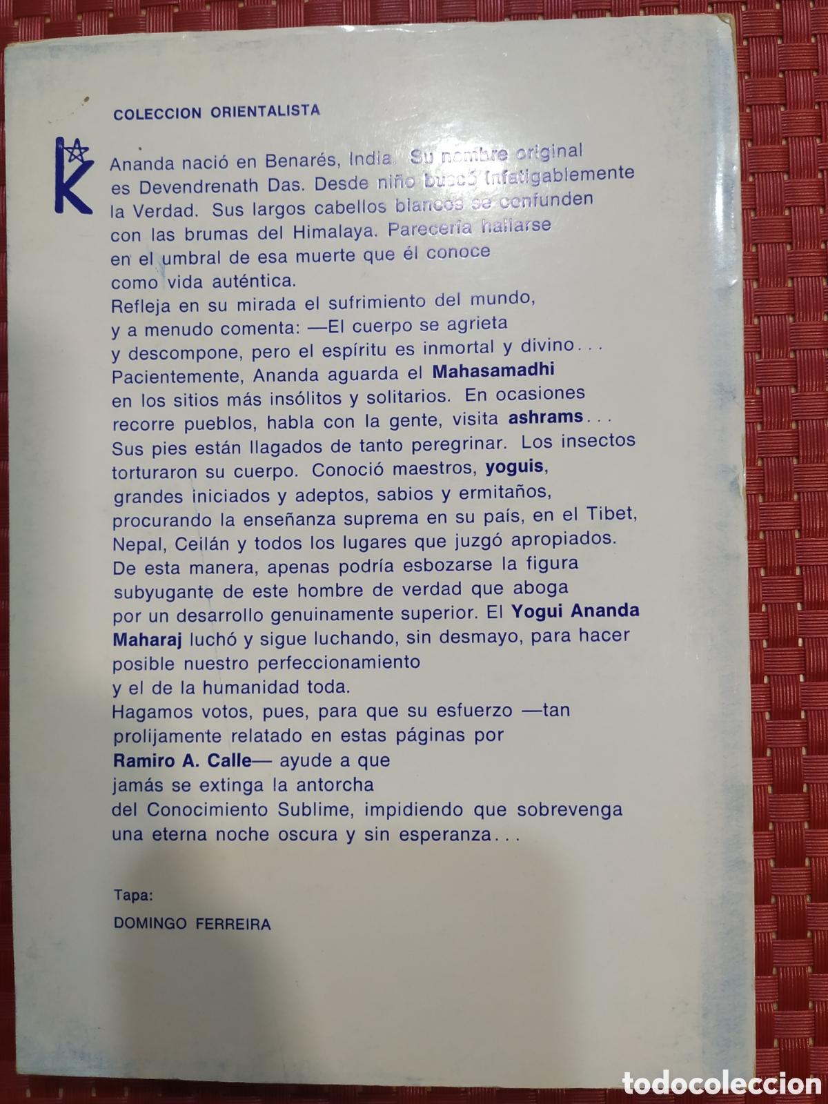Libros: ANANDA EL ERMITA&Ntilde;O. RAMIRO A.CALLE - Foto 4