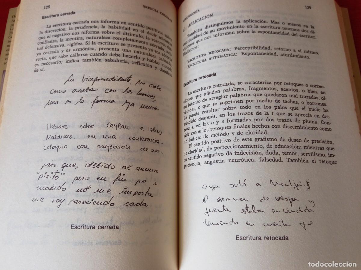 Libros: Grafolog&iacute;a. Autora: Orencia Colomar - Foto 6