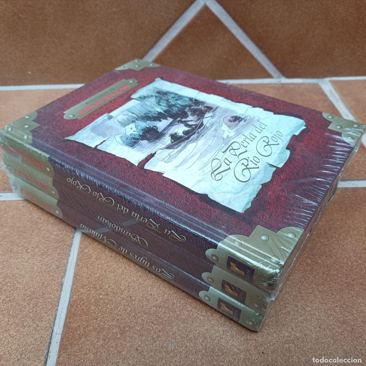 Libros: LOTE DE TRES LIBROS DE EMILIO SALGARI --------- AVENTURAS ---------- - Foto 1
