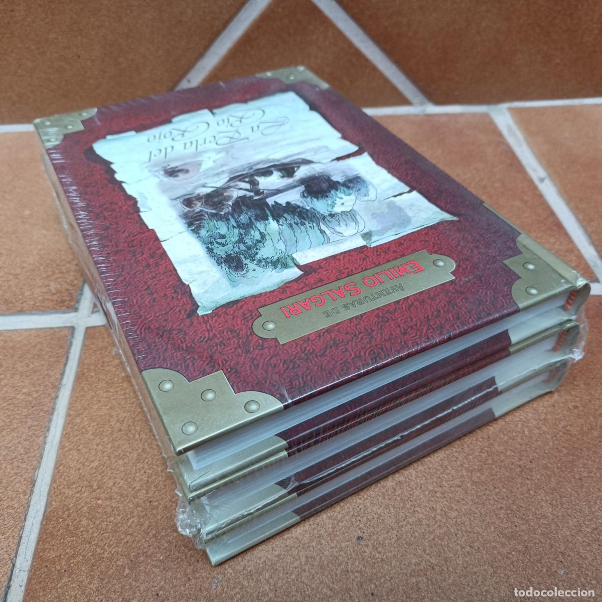 Libros: LOTE DE TRES LIBROS DE EMILIO SALGARI --------- AVENTURAS ---------- - Foto 9
