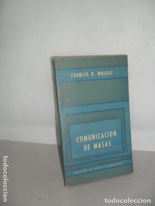 Libros: Comunicaci&oacute;n de masas, Charles R. Wright, ed. Paid&oacute;s - Charles R. Wright - Foto 1