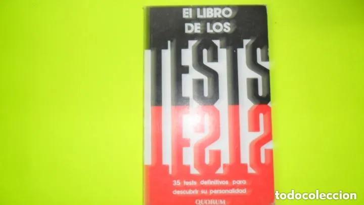 Libros: El libro de los test, ed. Quorum, tapa blanda - ed. Quorum - Foto 3
